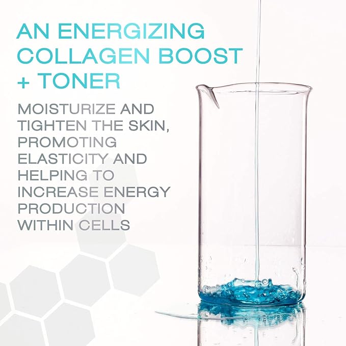 Valice Collagen Boost+ Toner to Tighten and Energize Skin, Made with CoQ10 and Botanical Extracts