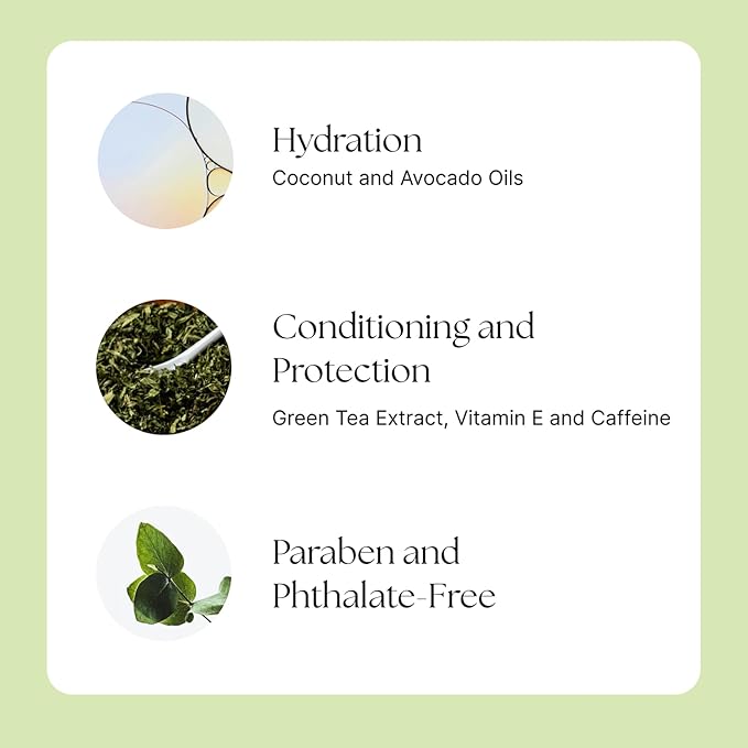 Winky Lux Matcha Lip Balm, Ultra-Moisturizing Clear Lip Treatment with Green Tea Extract, Caffeine, Avocado & Coconut Oils and Vitamin E, Clean Beauty, Cruelty-Free, Vegan, Vanilla–Green Tea Scent