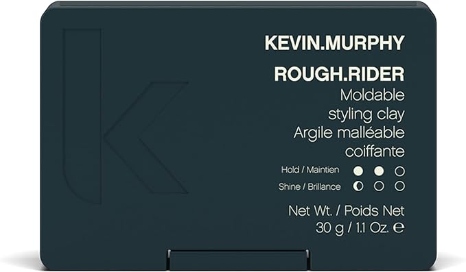 KEVIN.MURPHY ROUGH.RIDER Clay - Hair Strengthening - For All Hair Types - Moldable Styling Clay - Sulphate Free Care - 30 g / 1.1 oz