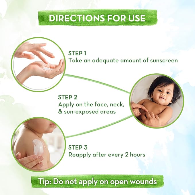 Mamaearth Moisturizing Ultra Light SPF 50 Baby Sunscreen Lotion with PA++++ | Broad Spectrum Protection for 0-10 Years | Water Resistant | with Zinc Oxide | 1.69 Fl Oz/50 ml