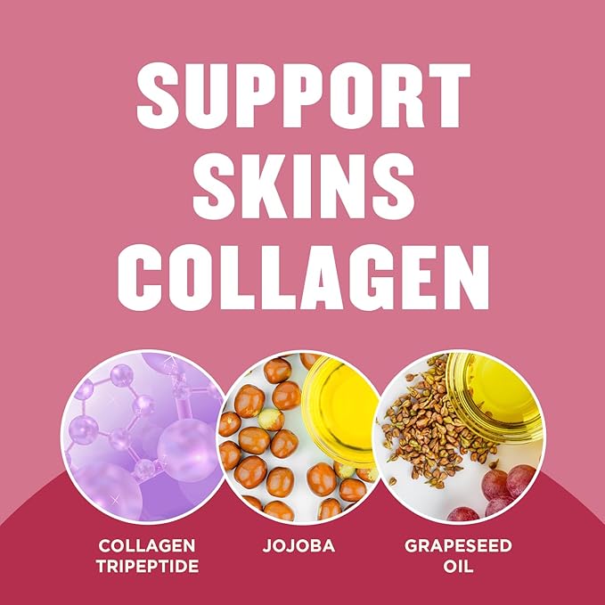 Gold Bond Plumping Collagen Body and Face Serum Lotion, Lightweight Hydrating Moisturizer with Collagen Peptide Complex, Jojoba and Grapeseed Oils to Visibly Plump Skin, Cherry Blossom, 8 oz, 2 Pack