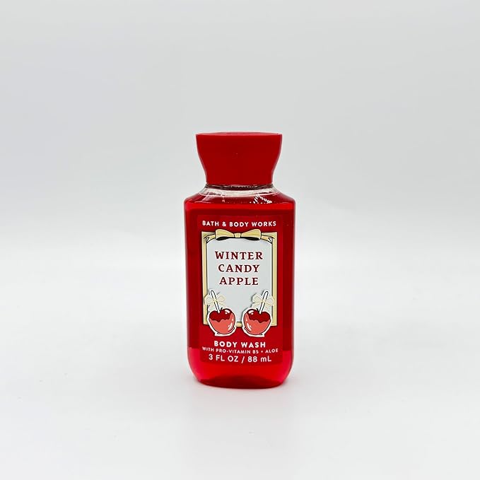 Bath & Body Works Winter Candy Apple Travel Size 3-Piece Set | Includes: 2.5oz Ultimate Hydration Body Cream, 3oz Body Wash and 3oz Fragrance Mist
