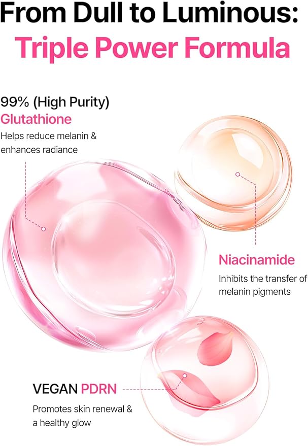 Snp PDRN+99% Glutathione+Niacinamide Facial Toner Pads | Treat Blemishes Exfoliating Pad | LHA, PHA Acne Pad | Bamboo & Vitamin C, E, Ferulic Acid Double-Sided Patch | Toner Pads Korean | 60 Sheets