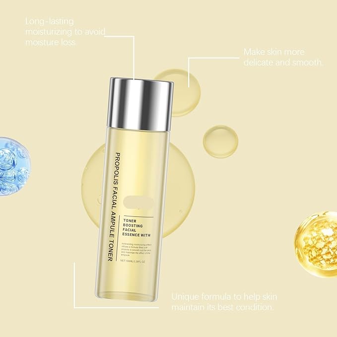 Honey Toner Facial Essence Spray - Hydrating Moisturizing Face Toner, Long-Lasting Moisture Lock & Skin Barrier Support(3PCS)