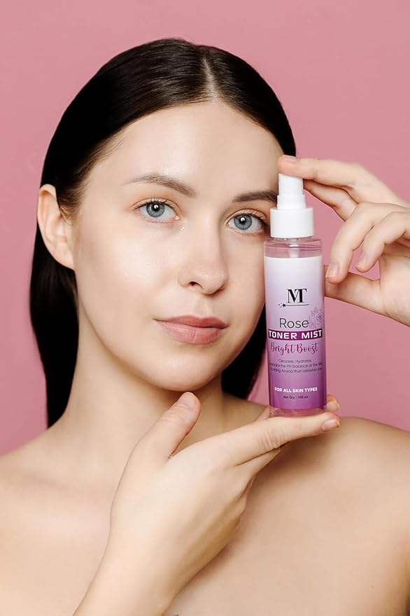 BEMT Rose Water Face Mist – Hydrating & Refreshing Toner Spray for All Skin Types | Natural Rose Fragrance, Gentle Daily Mist (100 ml)