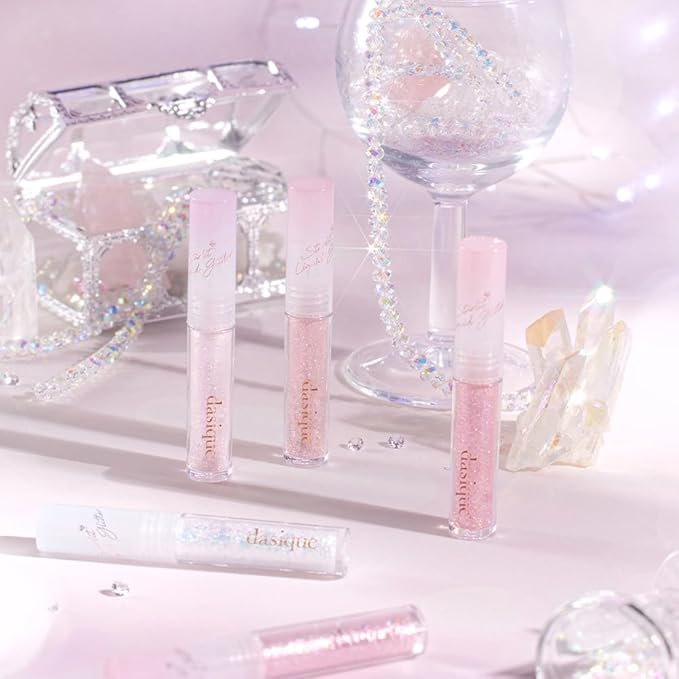 dasique Starlit Jewel Liquid Glitter (03 Purple Sparkling) | Twinkle Glitter Shadow | Korean Makeup | Shimmer Eye Make Up | Eyeshadow Eyeliner | Long lasting | Multi use | Quick drying