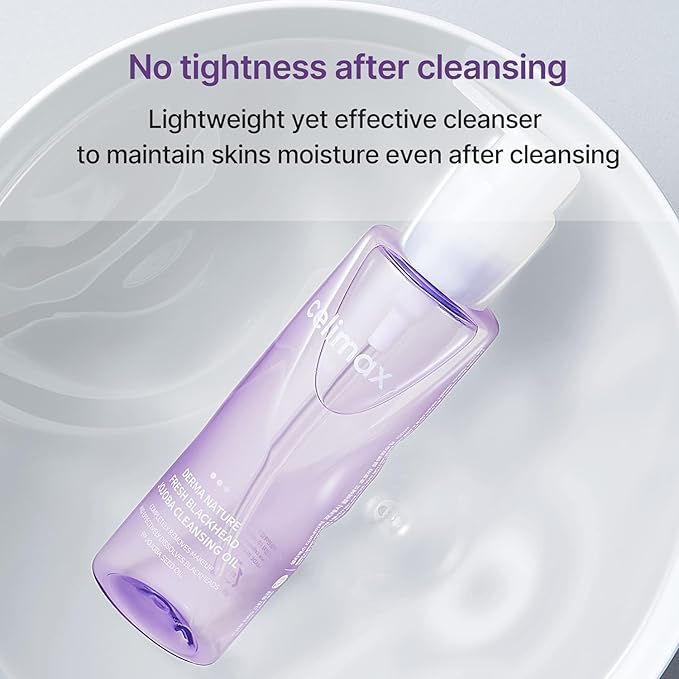 celimax Derma Nature Fresh Blackhead Jojoba Cleansing Oil | Light & Non-Greasy Daily Makeup Remover, Facial Cleanser, Clogged Pore & Blackheads Removal, Deep Cleansing,150ml
