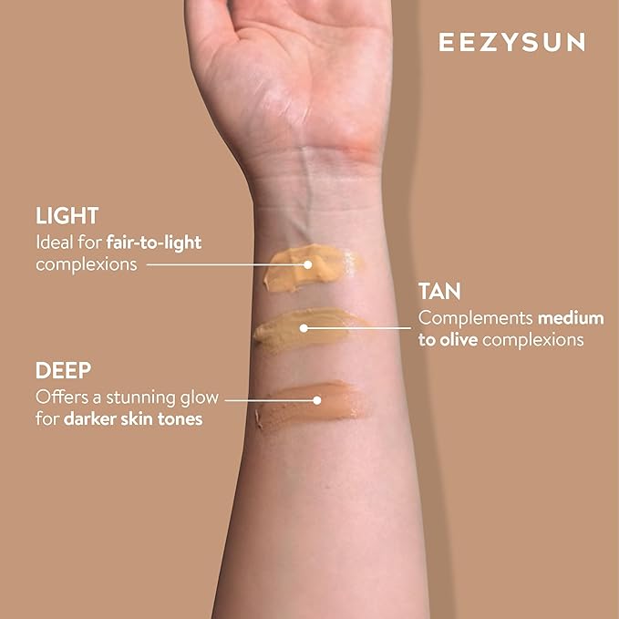 BARE Tinted Sunscreen for Face SPF 50 - Non-Greasy, Weightless, Water-Resistant, Vegan & Reef-Safe Tinted Moisturizer with SPF, Hyaluronic Acid, Jojoba Oil - All Skin Types, 1.69 fl oz - Light