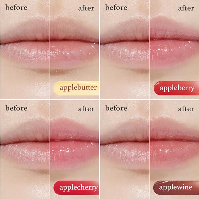 NOONI Vegan Applebutter Lip Mask Overnight – Hydrating Lip Balm & Butter with Shea Butter & Vitamins | Soothing Moisturizer, Softening Treatment for Dry Lips, Stocking Stuffers, 0.42 oz