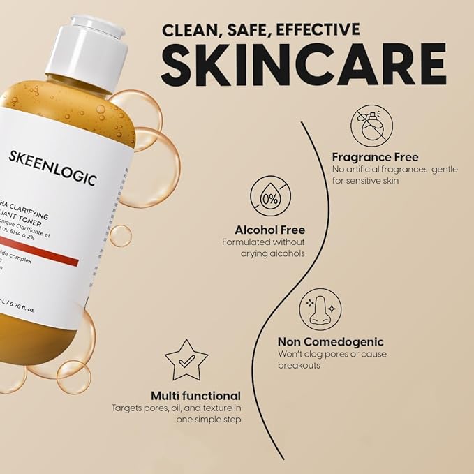 2% Salicylic Acid Blemish & Dark Spot Serum+Toner-Minimizes Pores, Ingrown Hair&keratosis Pilaris–Face&Body, Oily & Combination Skin-with Niacinamide, Alpha-arbutin &Witch Hazel 6.8 FL Oz