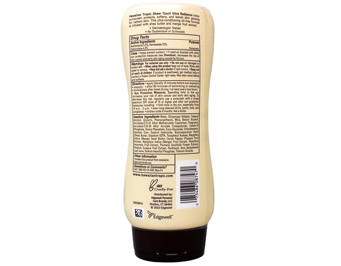 Hawaiian Tropic Sheer Touch Lotion - SPF 30; 8 fl. oz. (Pack of 3)