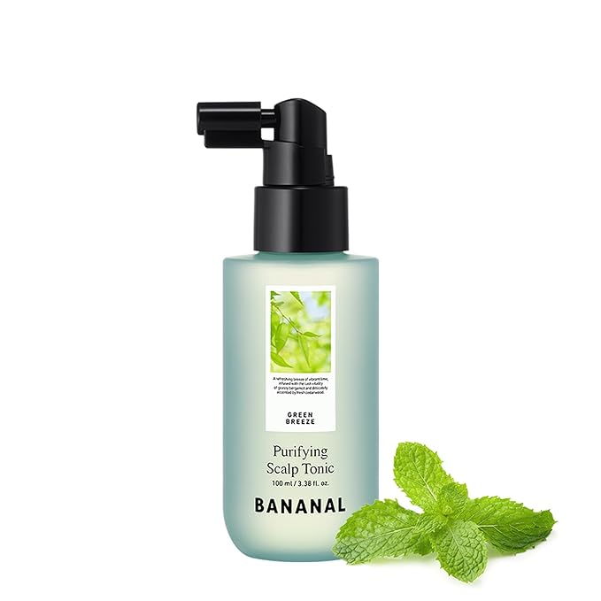 Purifying Hair & Dry Scalp Treatment Mist – Korean Hair Care with Triple Mint Complex for Oil Control, Soothing & Leave-In Conditioner – Paraben, Silicone & Sulfate Free – Green Breeze, 3.38 fl oz