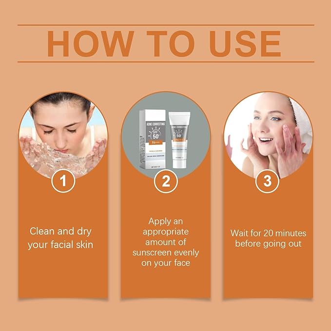 SPF 50 Sunscreen for Face & Body, Water & Sweat Resistant, Skin Care Sunscreen Lotion, Sun Cream Sunscreens Cream Lightweight & Breathable