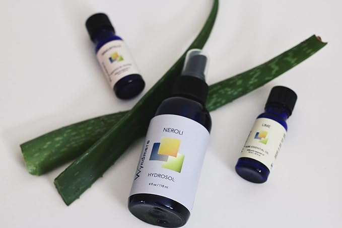 Neroli Hydrosol Facial Toning Mist - Soothing Natural Facial Toner - Pure Neroli Floral Water - 4oz
