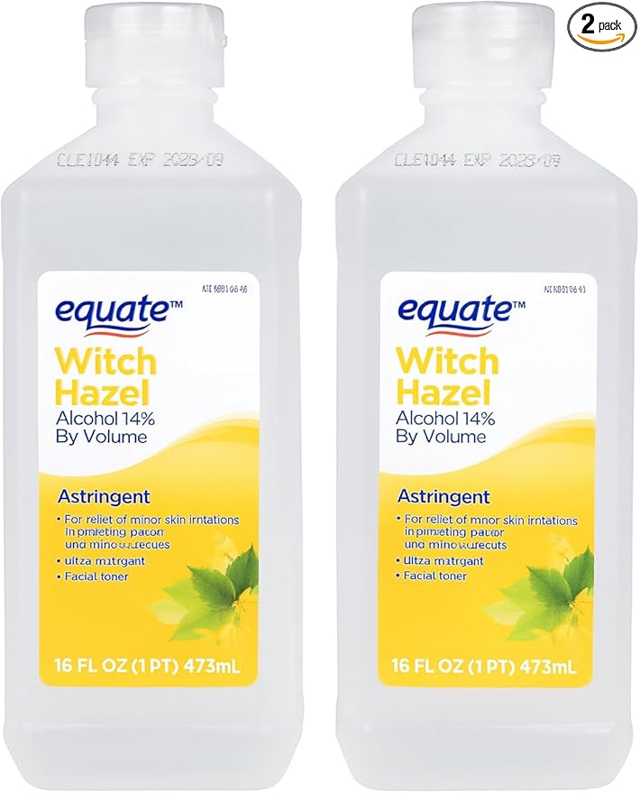 Equate Witch Hazel Astringent Liquid, 16 fl oz 2Pack