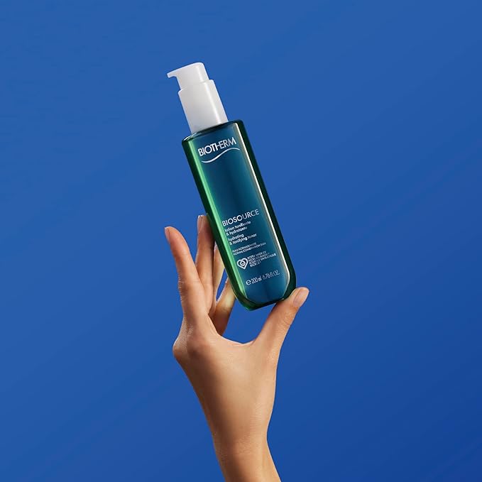 Biotherm Biosource Hydrating & Tonifying Toner for Normal to Combination Skin with Biotech Plankton, Cleanses, Exfoliates and Hydrates the Skin, 6.7 Fl. Oz.