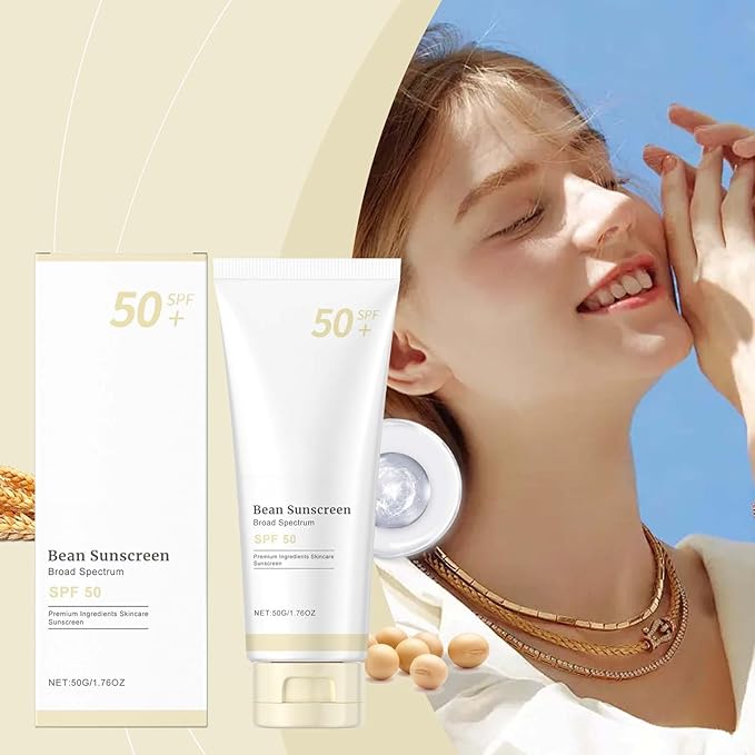 Sunscreen for Women, Women Sunscreen Lotion SPF 50 Sun Screen Protector Under Makeup Cream Sweat-Proof Moisturizing