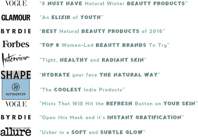 Hannes Dóttir Icelandic Mineral Mist Luminizing Toner: Calms, hydrates, Reduces Redness, Promotes Collagen Production & Sets Makeup