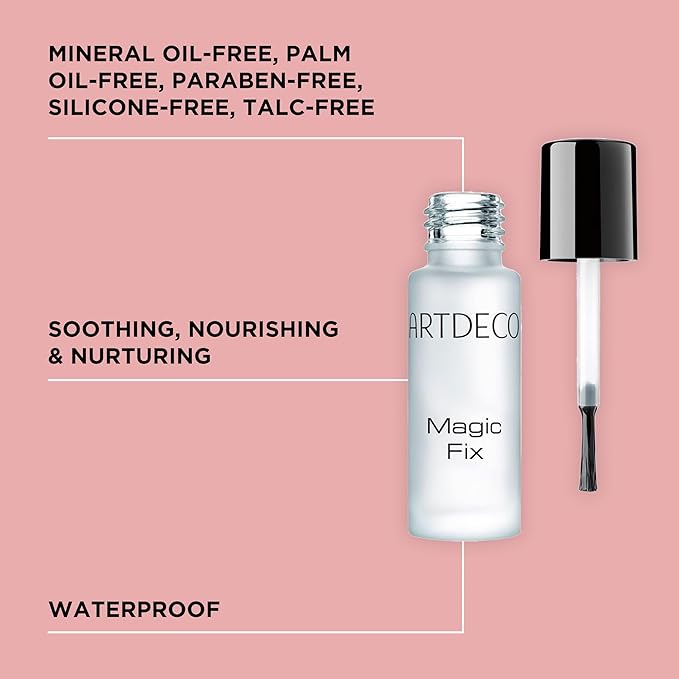 ARTDECO MAGIC FIX – lipstick sealer for kiss-proof lips - long-lasting & waterproof - lip care & lip moisturizer - lip gloss with floral scent & woody notes - lip makeup - lip care - 0.16 Fl Oz
