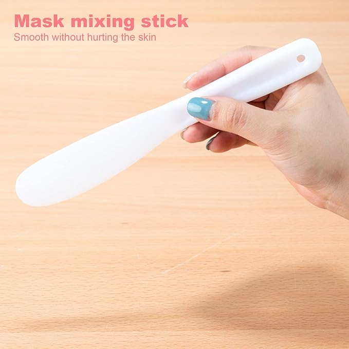 Silicone Face Mask DIY Tools Set | Includes Brush Applicator, Scrubber & Mixing Bowl | For Homemade Skincare, Exfoliator & Medicube Treatment Application