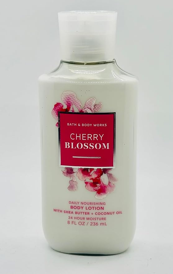 Bath & Body Works Signature Collection Cherry Blossom Body Lotion 8 Fl. Oz. New Packaging