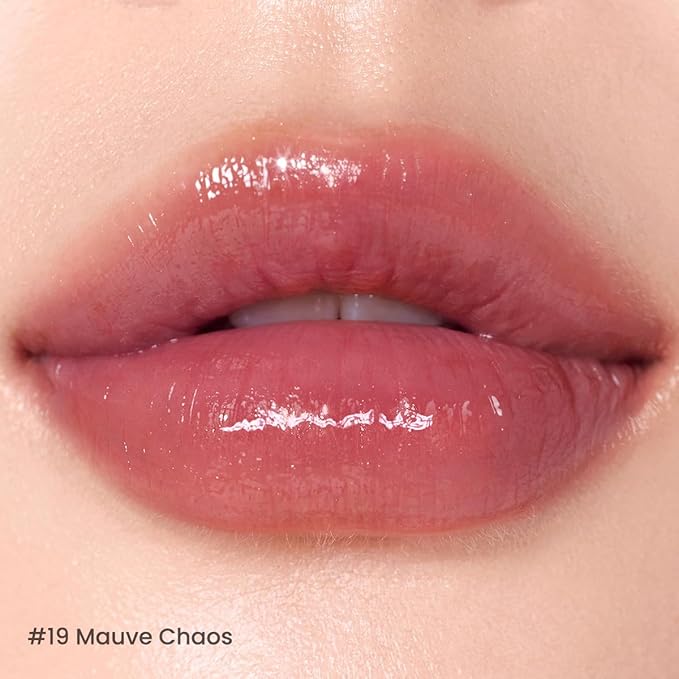 Peripera Ink Mood Glowy Tint | Lip-Plumping, Naturally Moisturizing, Lightweight, Glow-Boosting, Long-Lasting, Comfortable, Non-Sticky, No White Film (019 MAUVE CHAOS)