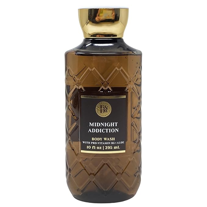 Bath & Body Works Midnight Addiction 2 Pack Body Wash Set with a Natural Oats Bar Soap