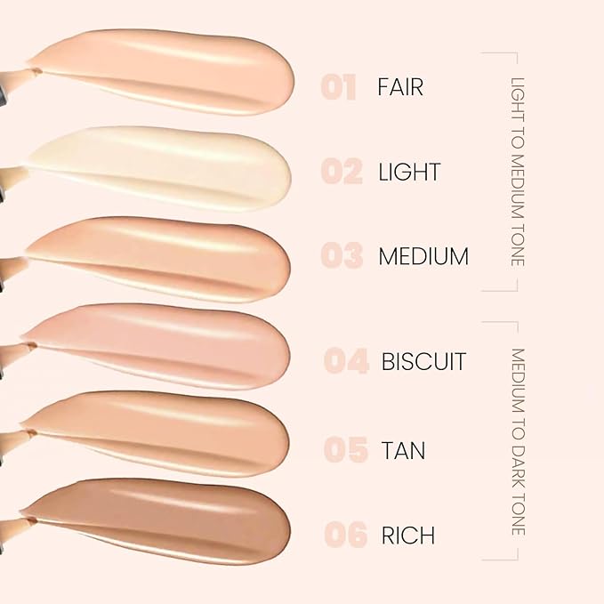 MAR-S B.B Cream Lightweight Foundation | Blendable BB Cream for Women | Colour Correction for All Skin Types (30 ml) (02-LIGHT)