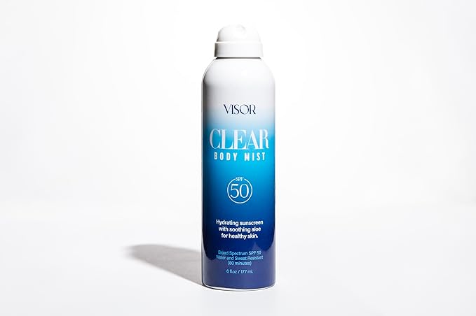 Clear Body Mist SPF 50 by Visor Skincare