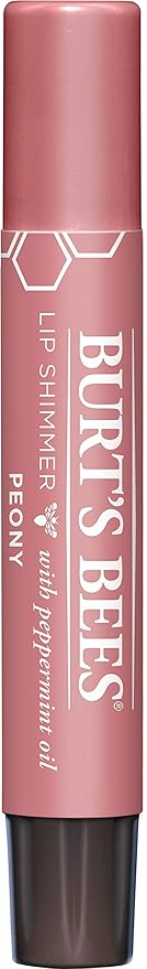 Burt's Bees 100% Natural Moisturizing Lip Shimmer, Peony - 1 Tube