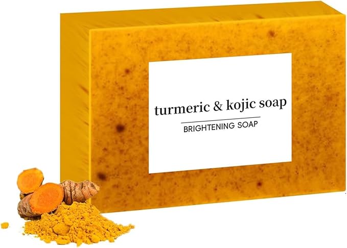 Traditional Handmade Organic Natural Vegan Turmeric Soap Bar - Anti-Aging Skin Lightener, Evens Skin Tone - Absolutely Pure Natural Soap