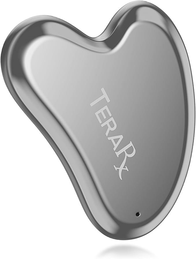 TeraRX® Terahertz Gua Sha for Enhanced Lymphatic Drainage, Reduced Puffiness, and Relieved Facial Tension – 100% Authentic Terahertz Stone Gua Sha Facial Tools