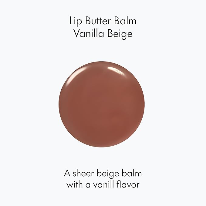 Ruby & Millie Tinted Lip Balm Vanilla Beige - Hydrating Vanilla Lip Balm - Moisturizing Lip Butter Balm Treatment - Tinted Glossy Vegan Lipbalm 0.5 Oz