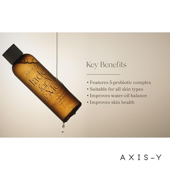 AXIS-Y Biome Comforting Infused Toner with 5 Probiotics Complex, Mugwort & Centella Asiatica - Soothing, Moisturizing, Hydrating for All Skin Types - Korean Skin Care - 200ml / 6.76 fl. oz.