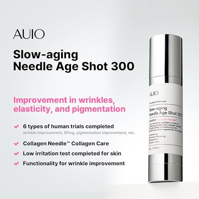 Age Shot 300 Essence | Collagen, Niacinamide | Slow Aging Ampoule, Elastic care, Wrinkle Improvement | Daily Face Essence Serum for All Skin Types 1.76 Fl Oz