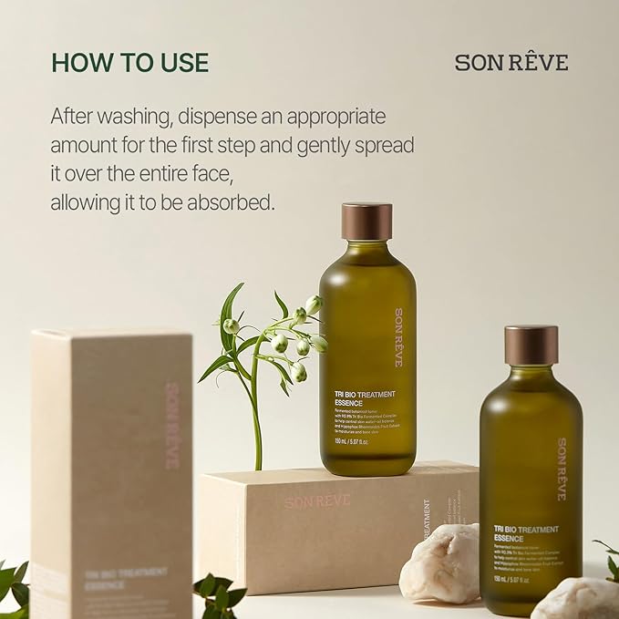 Tri-bio Treatment Essence – Gentle Fermented Essence with Niacinamide for Balanced, Healthy Skin