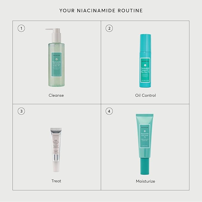 Naturium Niacinamide Gel Cream 5%, Face Moisturizer & Hydrating Skin Care for Healthier-Looking Dewy Skin, 1.7 oz
