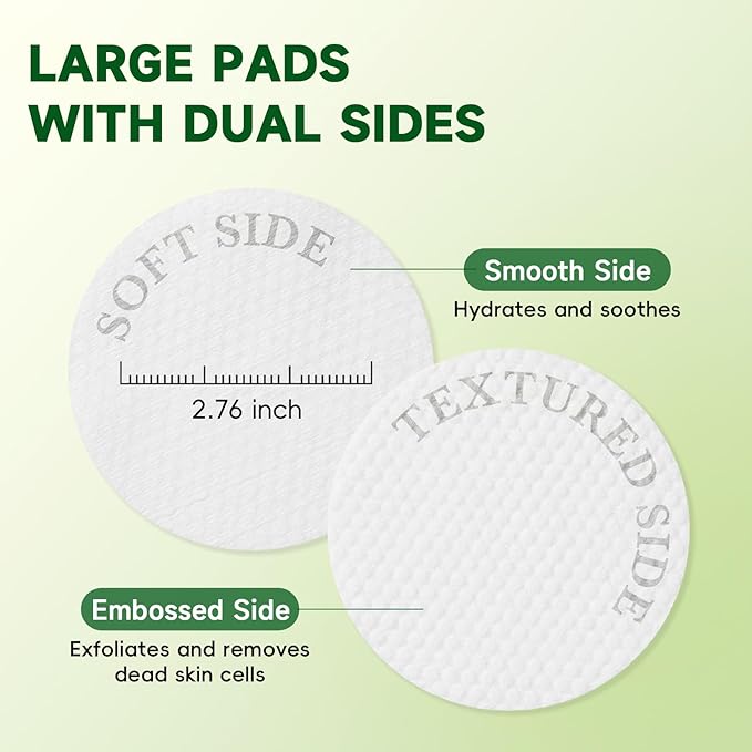 200 Count Toning Polish Pads, Korean Skincare Toner Pads for Dark Spots, Wrinkle Treatment & Dull Skin - Hydrating Facial Treatment with Snail Mucin, Niacinamide, Peptides & Centella