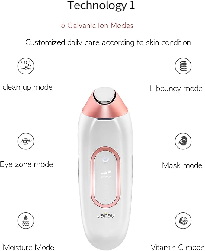 Vanav Garbanic UP6 Beauty Device home skin care device all-in-one Garvanic
