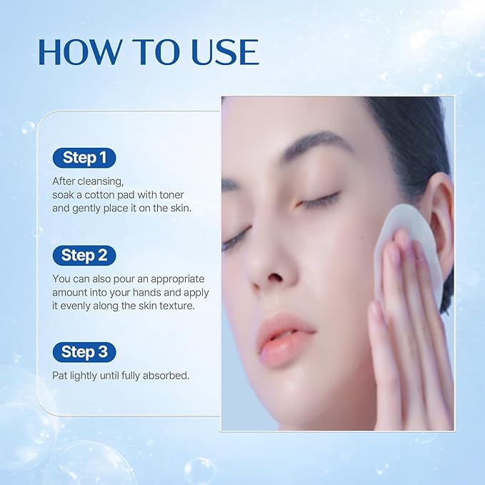 9wishes Hydra Ampule Toner Nano Plus+, Hyaluronic Acid Facial Treatment, Lightweight Hydrating Korean Skincare for Skin Hydration and Smoothing Care, 150ml / 5.07 fl oz