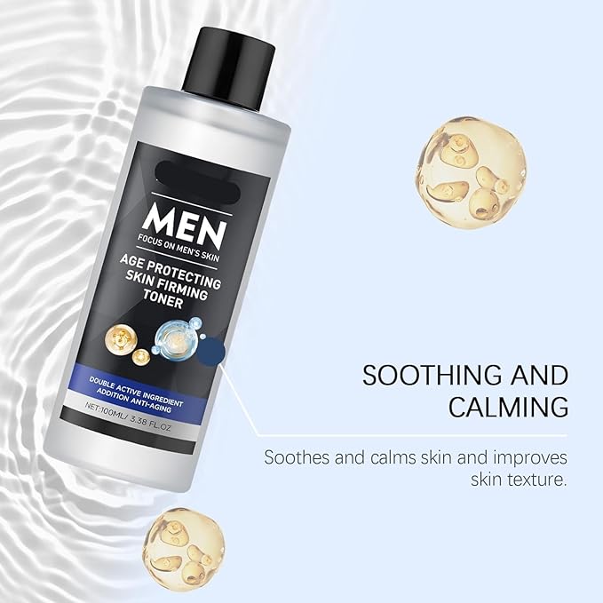 Men's Firming Toner - Facial Moisturizer For Hydration, Deep Nourishment & Fine Lines Reduction, Daily Skin Care(3PCS)