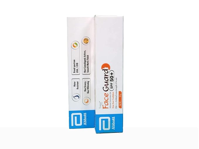 TV-Aksh Face Guard Silicone Sunscreen Gel, SPF 50+, 30g