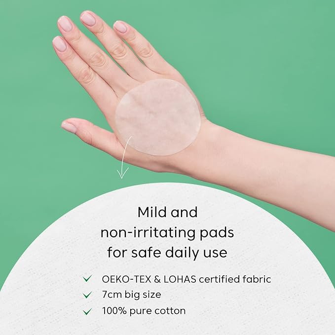 THANKYOU FARMER Phyto Relieful CICA Toner Pad 100 Pads(7.39 Fl Oz), Biodegradable Cotton Pad, Dermatologist Tested, Vegan, Hyaluronic Acid, Centella Asiatica, Soothing, Calming, Fragrance-Free