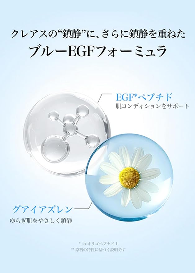 Dear Klairs EGF Blue Calming Toner Pad with Guaiazulene & CICA Exosome, Uneven Tone, Deep Hydration, Korean Exfoliating Face Skin Care, K-Beauty, 5.07 Fl Oz, 60 Pads