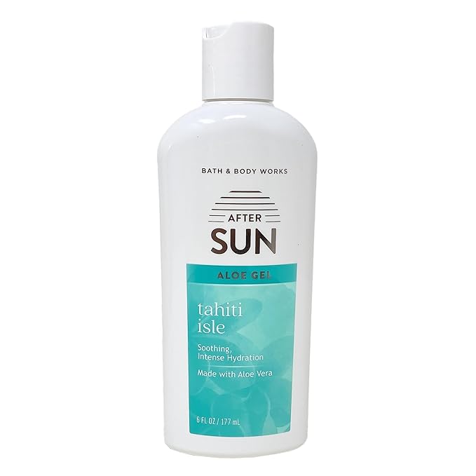Bath & Body Works Tahiti Isle After Sun Aloe Gel with a Natural Oats Sample Soap