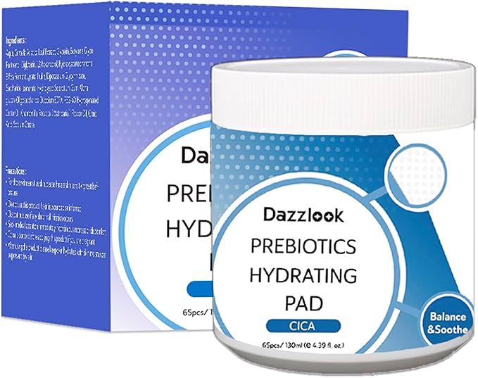Moisturizing Toner Pads for Face, Moisturizing, Nourishing, Blemish Care, 65 Sheets 130ml