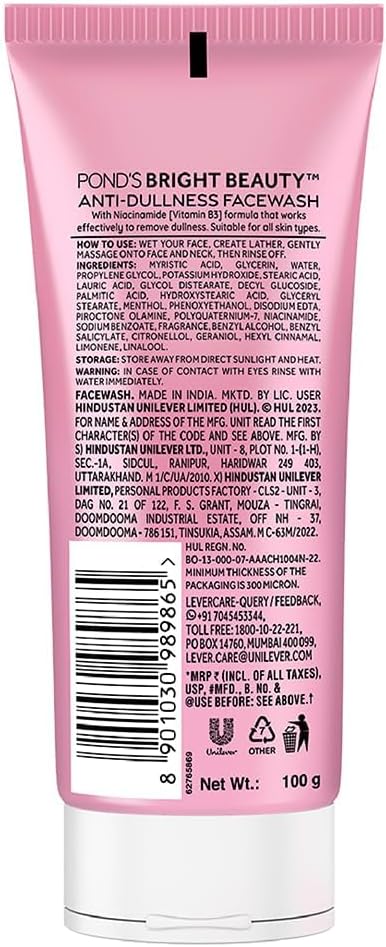 Pond's White Beauty Daily Facial Foam Spot-Less Rosy White 100g / 3.5 oz