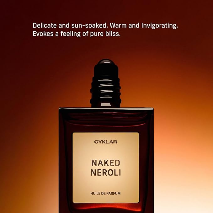 CYKLAR Perfume Oil for Skin – Naked Neroli Scent – Delicate & Sun-Soaked Perfume Fragrance with Neroli, Mandarin & Amber Notes – Travel-Friendly 30ml