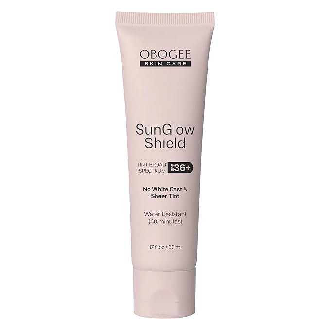 SunGlow-Shield HydraTint Pro Mineral Sunscreen SPF 36 (3.2 oz) | 2-in-1 Tinted Daily Sunblock | Fragrance-Free, Water Resistant