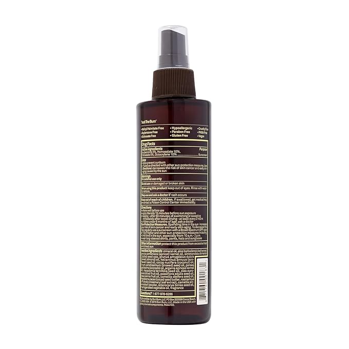 Sun Bum SPF 15 Moisturizing Tanning Oil - Vegan and Hawaii 104 Act Compliant (Octinoxate & Oxybenzone Free) - Broad Spectrum Moisturizing - UVA/UVB Protection - 8.5 oz (Pack of 2)